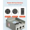 image:imageVEVOR Temporary Power Outlet Panel Weatherproof RV Electrical Breaker Box with 203050 Amp Receptacle Installed Prewired Circuit NEMA 1450RNEMA TT30R  20A GFCI for RV Camper Trailer Motorhome503020 Amp