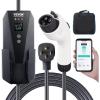 image:imageVEVOR Level 2 Portable EV Charger 40A 240V Electric Vehicle Charger with 25 ft Cable NEMA 1450 Adjustable Current 16A40A Plugin Home Charging Station for SAE J1772 EVs32 Amp