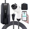 image:imageVEVOR Level 2 Portable EV Charger 40A 240V Electric Vehicle Charger with 25 ft Cable NEMA 1450 Adjustable Current 16A40A Plugin Home Charging Station for SAE J1772 EVs16 Amp