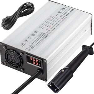 image:imageVEVOR 48 Volt 15 Amp Golf Cart Battery Charger with G29 DriveLED Club Car Battery Charger Aluminum Shell Power Wise for Ez Go Yamaha48V 15A For G29 Plug