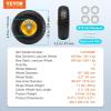 image:image2Pack VEVOR 10Inch Solid Rubber Tires and Wheels 4103504 Flat Free Tubeless Tires and Wheels with 58 Axle Bore Hole Offset Hub Perfect for Hand Truck Utility Cart Dolly Garden TrailerMetal wheel hub