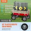 image:image2Pack VEVOR 10Inch Solid Rubber Tires and Wheels 4103504 Flat Free Tubeless Tires and Wheels with 58 Axle Bore Hole Offset Hub Perfect for Hand Truck Utility Cart Dolly Garden TrailerPolypropylene wheel hub