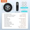 image:image2Pack VEVOR 10Inch Solid Rubber Tires and Wheels 4103504 Flat Free Tubeless Tires and Wheels with 58 Axle Bore Hole Offset Hub Perfect for Hand Truck Utility Cart Dolly Garden TrailerPolypropylene wheel hub
