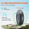 image:image2Pack VEVOR 10Inch Solid Rubber Tires and Wheels 4103504 Flat Free Tubeless Tires and Wheels with 58 Axle Bore Hole Offset Hub Perfect for Hand Truck Utility Cart Dolly Garden TrailerPolypropylene wheel hub