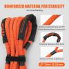 image:imageVEVOR 1 x 30 Kinetic Recovery Tow Rope 38000 lbs HeavyDuty Off Road Snatch Strap Extreme Duty 30 Elasticity Energy Snatch Strap for Jeep Car Truck ATV UTV SUV TractorOrange