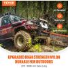 image:imageVEVOR 1 x 30 Kinetic Recovery Tow Rope 38000 lbs HeavyDuty Off Road Snatch Strap Extreme Duty 30 Elasticity Energy Snatch Strap for Jeep Car Truck ATV UTV SUV TractorOrange