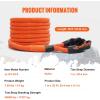 image:imageVEVOR 1 x 30 Kinetic Recovery Tow Rope 38000 lbs HeavyDuty Off Road Snatch Strap Extreme Duty 30 Elasticity Energy Snatch Strap for Jeep Car Truck ATV UTV SUV TractorOrange