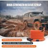 image:imageVEVOR 1 x 30 Kinetic Recovery Tow Rope 38000 lbs HeavyDuty Off Road Snatch Strap Extreme Duty 30 Elasticity Energy Snatch Strap for Jeep Car Truck ATV UTV SUV TractorOrange