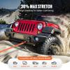 image:imageVEVOR 1 x 30 Kinetic Recovery Tow Rope 38000 lbs HeavyDuty Off Road Snatch Strap Extreme Duty 30 Elasticity Energy Snatch Strap for Jeep Car Truck ATV UTV SUV TractorOrange