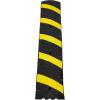 image:imageVEVOR 2PCs 6 ft72 Rubber Speed Hump 2 Channel 22000 lbs Capacity Heavy Duty Traffic Speed Bump with High Reflective Yellow Strip 8 Expansion Screws and 1 Drill for Asphalt Concrete Gravel Roads2 PCs