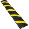 image:imageVEVOR 2PCs 6 ft72 Rubber Speed Hump 2 Channel 22000 lbs Capacity Heavy Duty Traffic Speed Bump with High Reflective Yellow Strip 8 Expansion Screws and 1 Drill for Asphalt Concrete Gravel Roads2 PCs