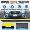 image:imageVEVOR 3 PCs 2 Channel Rubber Cable Protector Ramp 12000 lbsaxle Capacity Heavy Duty Hose Wire Cover Ramp Driveway Traffic Speed Bump wFlipOpen Top Cover amp 50 ft Warning Tape for IndoorampOutdoor2 Channel3PCs