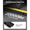 image:imageVEVOR 3 PCs 2 Channel Rubber Cable Protector Ramp 12000 lbsaxle Capacity Heavy Duty Hose Wire Cover Ramp Driveway Traffic Speed Bump wFlipOpen Top Cover amp 50 ft Warning Tape for IndoorampOutdoor2 Channel1PC