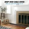 image:imageVEVOR 3 PCs Drop Over Cable Cover Ramp 2000 lbsaxle Load Capacity Heavy Duty Cable Hose Protector Ramp Floor Cord Cover for High Walking Traffic Areas Indoor Outdoor Home Office Warehouse SchoolSmall1PACK