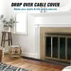 image:imageVEVOR 3 PCs Drop Over Cable Cover Ramp 2000 lbsaxle Load Capacity Heavy Duty Cable Hose Protector Ramp Floor Cord Cover for High Walking Traffic Areas Indoor Outdoor Home Office Warehouse SchoolSmall3PACK