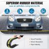 image:imageVEVOR 328 ft Cable Protector Ramp 4 Pack of 1 Channel 18000 lbsaxle Capacity Heavy Duty Rubber Speed Bumps Floor Cord Cable Protector Wire Cover for Residential Areas Private Garages Gardens1 Channel4PCS