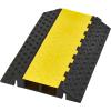 image:imageVEVOR 328 ft Cable Protector Ramp 4 Pack of 1 Channel 18000 lbsaxle Capacity Heavy Duty Rubber Speed Bumps Floor Cord Cable Protector Wire Cover for Residential Areas Private Garages Gardens2 Channel1 PC