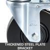 image:imageVEVOR 4 Pack Scaffolding Wheels 8 x 2 Inch Scaffold Caster Wheels with Dual Locking Rubber Swivel Casters 360 Degrees Heavy Duty Rubber Swivel Stem Casters with Brake 2908LBS Capacity5 Square Tube Stem