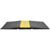 image:imageVEVOR 4 Pack of 1Channel Rubber Cable Protector Ramps Heavy Duty 18000Lbs Load Capacity Cable Wire Cord Cover Ramp Speed Bump Driveway Hose Cable Ramp Protective Cover5 Channel1PC