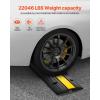 image:imageVEVOR 4 Pack of 1Channel Rubber Cable Protector Ramps Heavy Duty 18000Lbs Load Capacity Cable Wire Cord Cover Ramp Speed Bump Driveway Hose Cable Ramp Protective Cover1 Channel4PCS