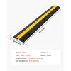 image:imageVEVOR 5 Channel Rubber Cable Protector Ramp Heavy Duty 22000 lbsaxle Capacity Wire Hose Cord Cover Ramp ADA Compliant Driveway Road Hump Traffic Speed Bump wFlipOpen Top Cover1 Channel4PCS