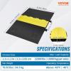 image:imageVEVOR 5 Channel Rubber Cable Protector Ramp Heavy Duty 22000 lbsaxle Capacity Wire Hose Cord Cover Ramp ADA Compliant Driveway Road Hump Traffic Speed Bump wFlipOpen Top Cover5 Channel1PC