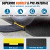 image:imageVEVOR 5 Channel Rubber Cable Protector Ramp Heavy Duty 22000 lbsaxle Capacity Wire Hose Cord Cover Ramp ADA Compliant Driveway Road Hump Traffic Speed Bump wFlipOpen Top Cover5 Channel1PC