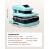image:imageVEVOR Auto Heat Press Machine 15 x 15 inch TShirt Press Machine with Auto Release and Adjustable Pressure Digital Display Rapid Heating for Sublimation Vinyl Heat Transfer Projects PinkGreen