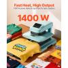 image:imageVEVOR Auto Heat Press Machine 15 x 15 inch TShirt Press Machine with Auto Release and Adjustable Pressure Digital Display Rapid Heating for Sublimation Vinyl Heat Transfer Projects PinkGreen