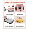 image:imageVEVOR Auto Heat Press Machine 15 x 15 inch TShirt Press Machine with Auto Release and Adjustable Pressure Digital Display Rapid Heating for Sublimation Vinyl Heat Transfer Projects PinkPink