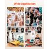 image:imageVEVOR Auto Heat Press Machine 15 x 15 inch TShirt Press Machine with Auto Release and Adjustable Pressure Digital Display Rapid Heating for Sublimation Vinyl Heat Transfer Projects PinkGreen