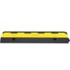 image:imageVEVOR Cable Protector Ramp 4 Packs 2 Channels Rubber Modular Speed Bumps Rated 11000 LBS Load Capacity Protective Wire Cord Ramp Driveway Rubber Traffic Speed Bumps Hump Cable Protector