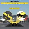 image:imageVEVOR Cable Protector Ramp 4 Packs 2 Channels Rubber Modular Speed Bumps Rated 11000 LBS Load Capacity Protective Wire Cord Ramp Driveway Rubber Traffic Speed Bumps Hump Cable Protector