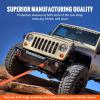 image:imageVEVOR Heavy Duty Tow Strap Recovery Kit 3 x 30 ft MBS36000 lbs Tree Saver Winch Strap Triple Reinforced Loop amp Protective Sleeves amp Storage Bag 34 DRing Shackles for Truck Jeep SUV ATV