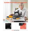 image:imageVEVOR Hybrid Heat Press 15 x 15 inch 5in1 Multifunction Heat Up Fast and Even AllNew Patented Design Easy to Control Sublimation Press Machine for TShirtsMugsTumblersCapsPlates Black2in115x15Black