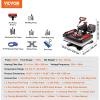 image:imageVEVOR Hybrid Heat Press 15 x 15 inch 5in1 Multifunction Heat Up Fast and Even AllNew Patented Design Easy to Control Sublimation Press Machine for TShirtsMugsTumblersCapsPlates Black11in1Red