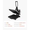 image:imageVEVOR Hybrid Heat Press 15 x 15 inch 5in1 Multifunction Heat Up Fast and Even AllNew Patented Design Easy to Control Sublimation Press Machine for TShirtsMugsTumblersCapsPlates Black15x15Black