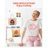 image:imageVEVOR Hybrid Heat Press 15 x 15 inch 5in1 Multifunction Heat Up Fast and Even AllNew Patented Design Easy to Control Sublimation Press Machine for TShirtsMugsTumblersCapsPlates Black2in115x15Black