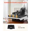 image:imageVEVOR Hybrid Heat Press 15 x 15 inch 5in1 Multifunction Heat Up Fast and Even AllNew Patented Design Easy to Control Sublimation Press Machine for TShirtsMugsTumblersCapsPlates Black15x15Black