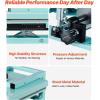 image:imageVEVOR Hybrid Heat Press 15 x 15 inch 5in1 Multifunction Heat Up Fast and Even AllNew Patented Design Easy to Control Sublimation Press Machine for TShirtsMugsTumblersCapsPlates Black15X15 5 in 1Green