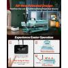 image:imageVEVOR Hybrid Heat Press 15 x 15 inch 8in1 Multifunction Heat Up Fast and Even AllNew Patented Design Easy to Control Sublimation Press Machine for TShirtsMugsTumblersCapsPlates Black15X15 8 in 1Green