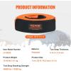 image:imageVEVOR Polyester Heavy Duty Tow Strap Recovery Kit 3 x 30 ft MBS36000 lbs Winch Strap Triple Reinforced Loop Snatch Strap  2 Shackle Hitch Receiver  34 DRing Shackles 2PCS  Storage Bag