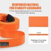 image:imageVEVOR Polyester Heavy Duty Tow Strap Recovery Kit 3 x 30 ft MBS36000 lbs Winch Strap Triple Reinforced Loop Snatch Strap  2 Shackle Hitch Receiver  34 DRing Shackles 2PCS  Storage Bag