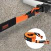 image:imageVEVOR Polyester Heavy Duty Tow Strap Recovery Kit 3 x 30 ft MBS36000 lbs Winch Strap Triple Reinforced Loop Snatch Strap  2 Shackle Hitch Receiver  34 DRing Shackles 2PCS  Storage Bag