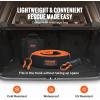 image:imageVEVOR Polyester Heavy Duty Tow Strap Recovery Kit 3 x 30 ft MBS36000 lbs Winch Strap Triple Reinforced Loop Snatch Strap  2 Shackle Hitch Receiver  34 DRing Shackles 2PCS  Storage Bag