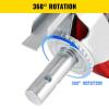 image:imageVEVOR Scaffolding Wheels Set Heavy Duty 4Pack 8 Scaffolding Casters with 4400 Lbs Per Set and Locking Stem Casters with Brake Polyurethane Replacement for Scaffold Shelves WorkbenchPlastic core
