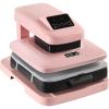image:imageVEVOR Auto Heat Press Machine 15 x 15 inch TShirt Press Machine with Auto Release and Adjustable Pressure Digital Display Rapid Heating for Sublimation Vinyl Heat Transfer Projects PinkPink