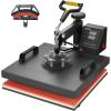 image:imageVEVOR Hybrid Heat Press 15 x 15 inch 5in1 Multifunction Heat Up Fast and Even AllNew Patented Design Easy to Control Sublimation Press Machine for TShirtsMugsTumblersCapsPlates Black2in115x15Black
