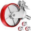 image:imageVEVOR Scaffolding Wheels Set Heavy Duty 4Pack 8 Scaffolding Casters with 4400 Lbs Per Set and Locking Stem Casters with Brake Polyurethane Replacement for Scaffold Shelves WorkbenchIron core