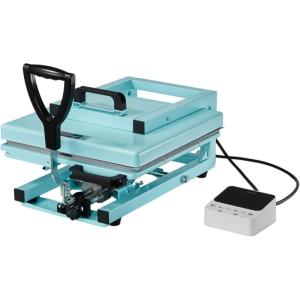 image:imageVEVOR Hybrid Heat Press 15 x 15 inch 5in1 Multifunction Heat Up Fast and Even AllNew Patented Design Easy to Control Sublimation Press Machine for TShirtsMugsTumblersCapsPlates Black15X15 5 in 1Green